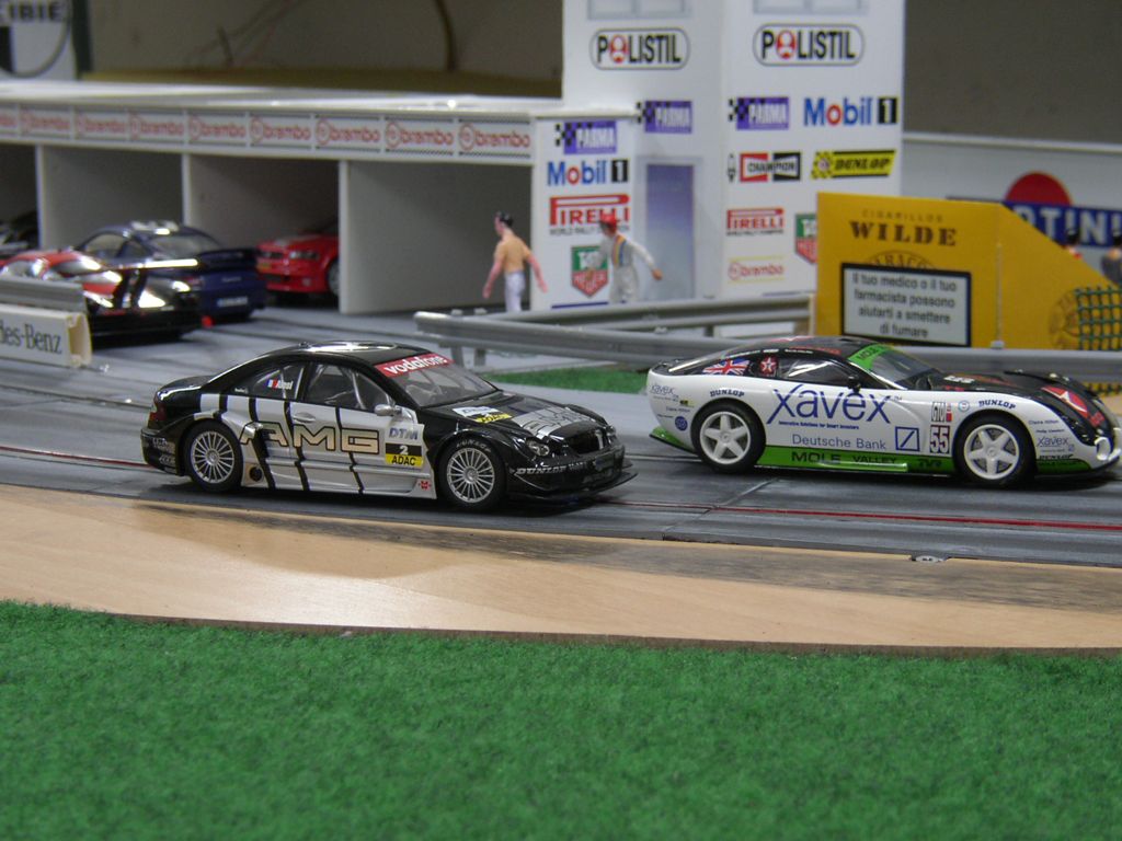 HORNBY MERCEDES CLK-DTM et TVR TUSCAN 400